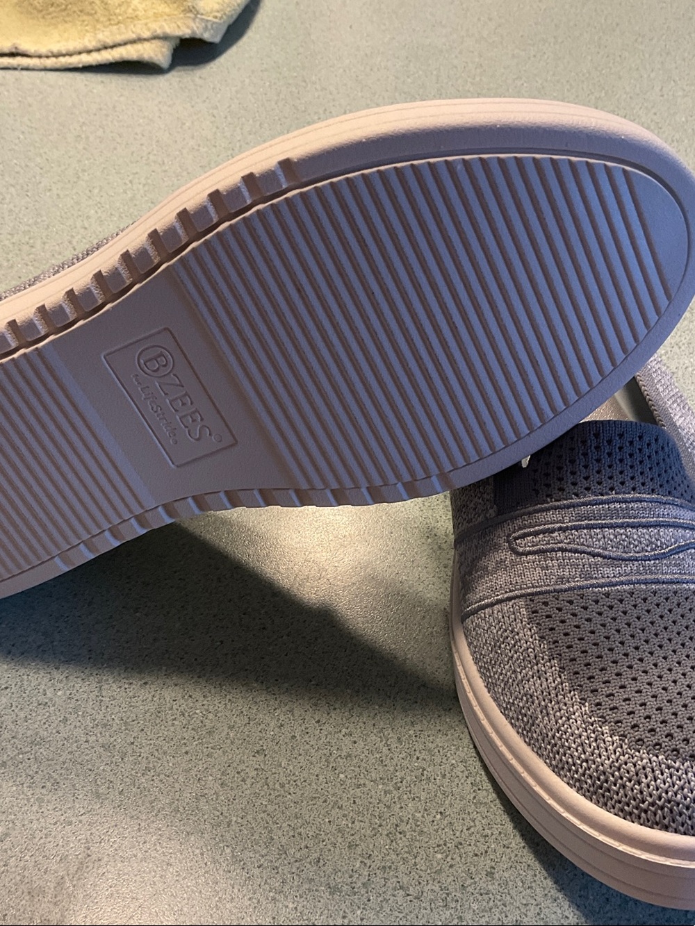 Life Stride Women's Knit Slip-On Loafers in gray - Picture 3 of 4